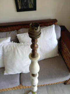 Marble &amp; Brass Floor lamp 1.55m (Great condition) R500 NEG
