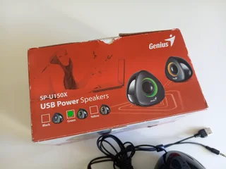 GENIUS PC speakers (As new) R150