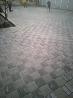 Paving and vibergrate installation