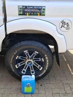 Car wash qaulity Tyre Polish and dash Treatment