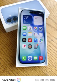 iPhone 17 misty Blue 256GB with proof of purchase