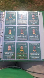 2025 complete rugby album with all 31 cards.