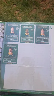 2025 complete rugby album with all 31 cards.