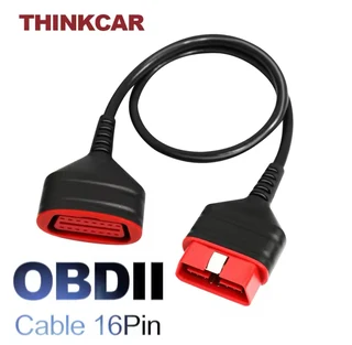 T h i n k c a r o b d adapter think diag o b d2 extension cable 16 pin cable male to female
