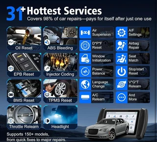 XTOOL InPlus IP616 Automotive Diagnostic Scan Tool with Lifetime Updates, 2022 Newest Full System Di