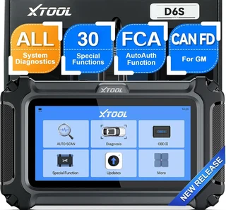 Xtool D6s, 2025 Car Scanner With All System Scan, Throttle Relearn, Abs Bleed, Advanced Engine Code