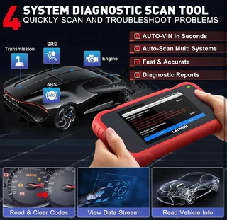 2025 Upgraded LAUNCH OBD2 Scanner CRP123E V2.0 Elite, Diagnostics Tool for Engine, ABS, SRS, AT, wit