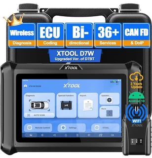 Bidirectional scan tool x t o o l d7 w: wireless ver of d7 d7 s scanner with 3 year updates, e c u c
