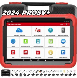 L a u n c h x431 p r o s v 5 0 bidirectional scan tool with 2024 newly released d b s car v i i conn