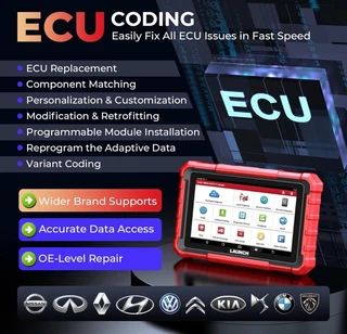 L a u n c h x431 p r o s elite, bi directional scan tool with e c u coding, v a g guided function, f