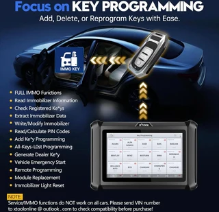 X t o o l x100 pads key fob programming tool 2024 newest [2 year update], o e level all systems car