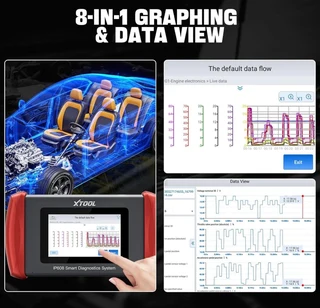 X t o o l i p608 o b d2 scanner diagnostic tool, all system diagnostic, lifetime free update, 30 res