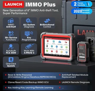 2024 l a u n c h x431 i m m o plus bidirectional tool with x p r o g3 ( valued r14,500 00), key prog