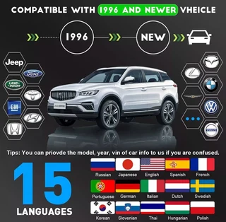 C g s u l i t o b d2 scanner, all systems diagnostic scan tool with special e p b oil light service