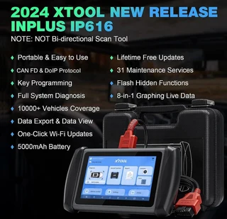 X t o o l in plus i p616 diagnostic tool with 31 services, lifetime updates, 2024 newest car scanner