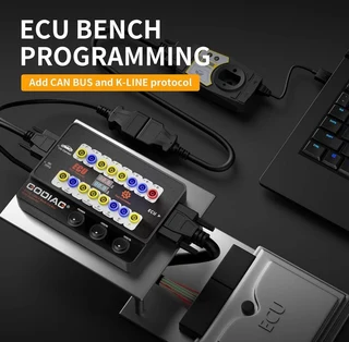 Godiag g t100&#43; o b d2, advanced o b d and c a n protocol detector for e c u bench te