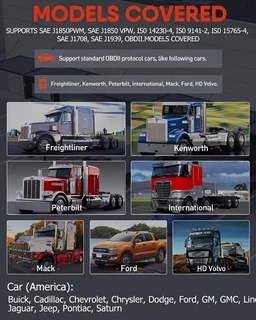 ANCEL Diesel Scan Tool HD3100, Professional OEM Level All Systems Heavy Duty Truck Scanner for Inter