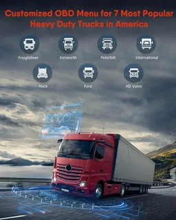 ANCEL Diesel Scan Tool HD3100, Professional OEM Level All Systems Heavy Duty Truck Scanner for Inter