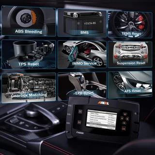 ANCEL FX6000 OBD2 Scanner with All System Automotive Code Reader Vehicle OBDII Diagnostic Scan Tool