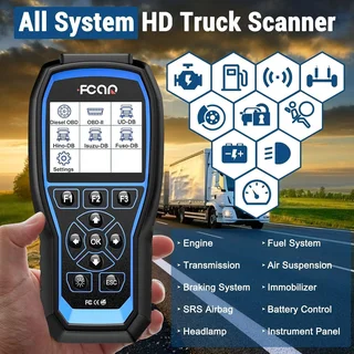 FCAR F506 Heavy Duty Truck Scanner All Systems HD Diesel Diagnostic Scanner with Engine DPF ABS VCS