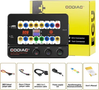 Godiag GT100&#43; OBDII Breakout Box, Advanced OBD and  Detector for ECU Bench Testing and C