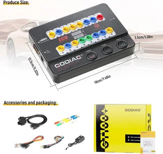 Godiag Gt100&#43; Obdii Breakout Box, Advanced Obd And  Detector For Ecu Bench Testing And C