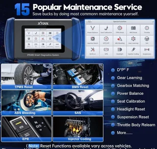 XTOOL InPlus IP508S OBD2 Scanner, 2023 Newest, 9 Services, ABS SRS Engine Transmission Diagnoses Car