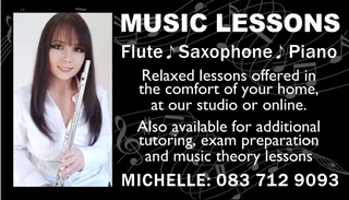Flute, Alto Saxophone and Piano Music Lessons