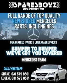 Quality New & Used Mercedes Parts, including Engines
