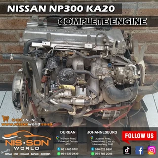 Nissan Np300 Ka20 Complete Engine