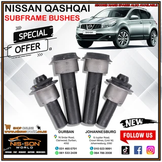 Nissan Qashqai Subframe Bushes