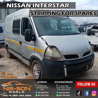 Nissan Interstar Stripping For Spares
