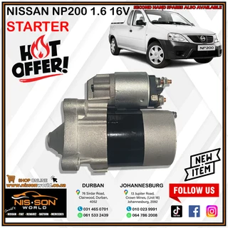 NISSAN NP200 1.6 16V STARTER