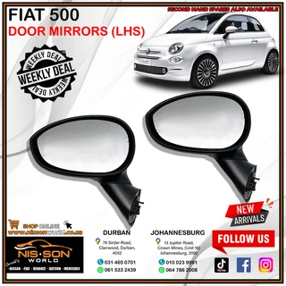 Fiat 500 Door Mirrors Lhs