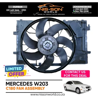 Mercedes W203 C180  Fan Assembly