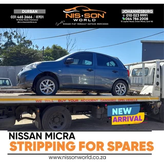 Nissan Micra Stripping For Spares
