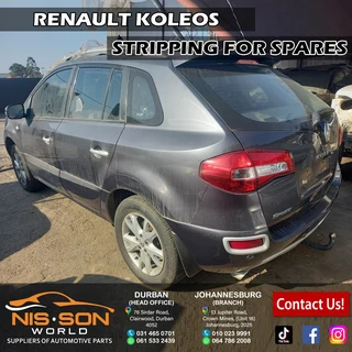 Renault Koleos Stripping For Spares