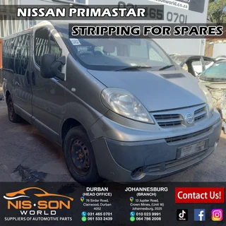 Nissan Primastar Stripping For Spares