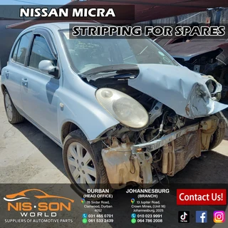 Nissan Micra Stripping For Spares