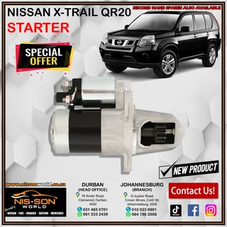 Nissan X-trail Qr20 Starter