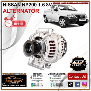 Nissan Np200 1.6 8v Alternator