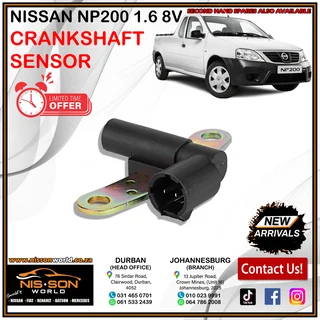 Nissan Np200 1.6 8v Crankshaft Sensor
