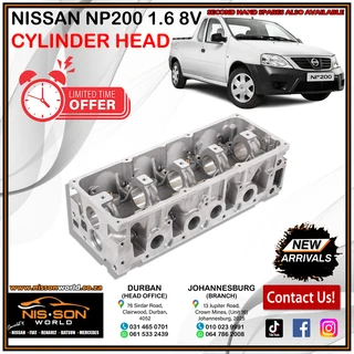 Nissan Np200 1.6 8v Cylinder Head