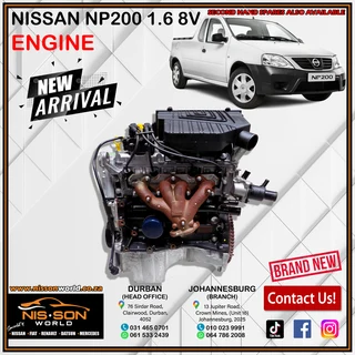 Nissan Np200 1.6 8v New Engine