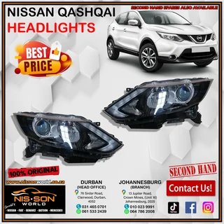 Nissan Qashqai Headlights
