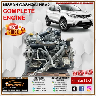 Nissan Qashqai Hra2 Complete Engine