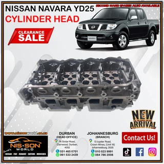 YD Sale Motor 2.5L Yd25 Engine Cylinder Head for Nissan Navara