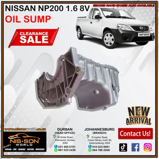 Nissan Np200 1.6 8v Oil Sump