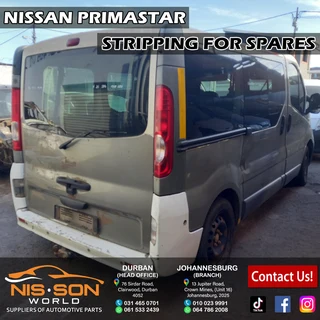 Nissan Primastar Stripping For Spares