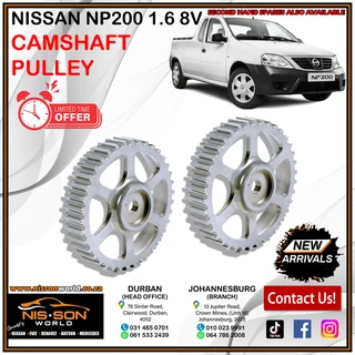 NISSAN NP200 1.6 8V CAMSHAFT PULLEY